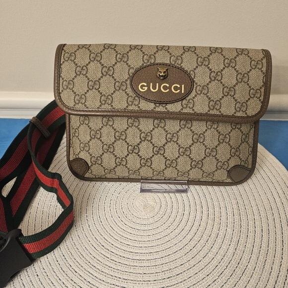 Gucci Handbags - Sold. Gucci GG Supreme Belt Bag – Beige/Brown